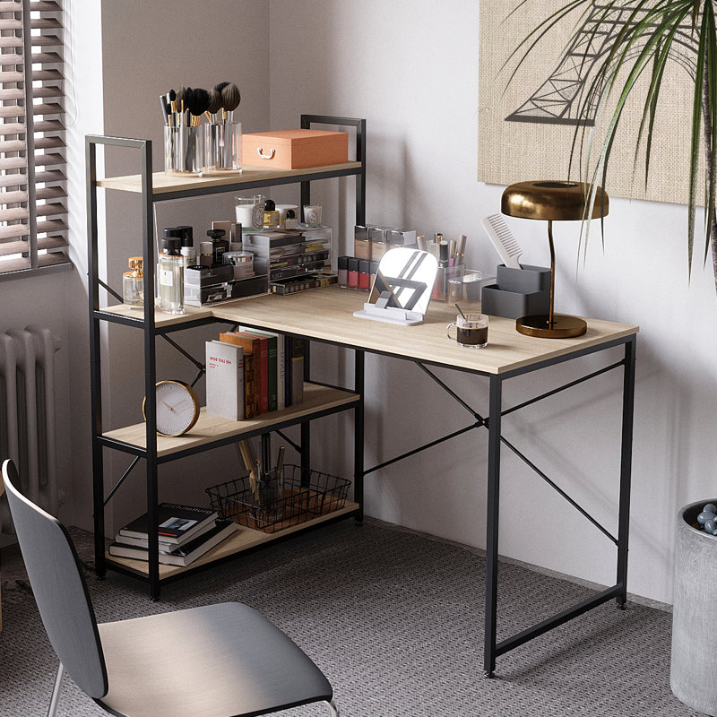 Inbox Zero Reversible LShape Desk & Reviews Wayfair